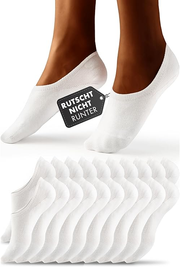 Heroism 10 paires de chaussettes de cheville pour hommes et femmes - Chaussettes d'entraînement invisibles, respirantes et confortables - Taille 43-46