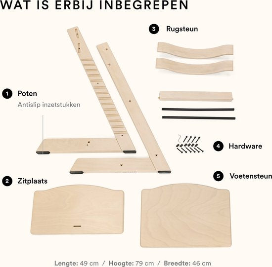 Chaise haute Stokke Tripp Trapp - Natural