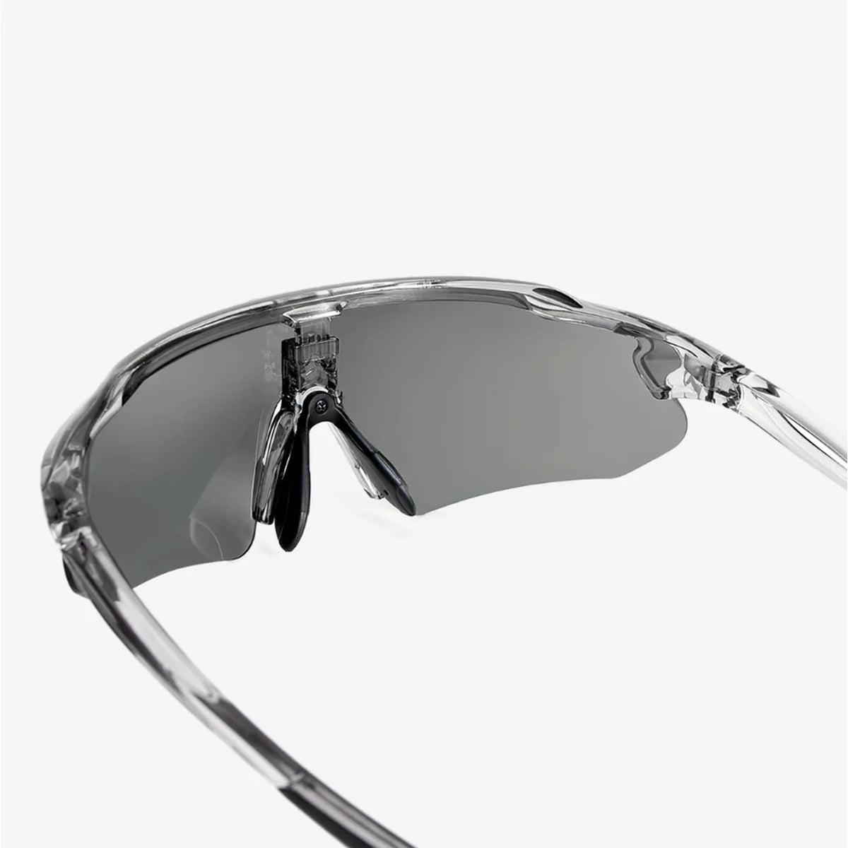 Lunettes de soleil de cyclisme OutdoorMaster HAWK LT - photochromiques et polarisées - Super Silver