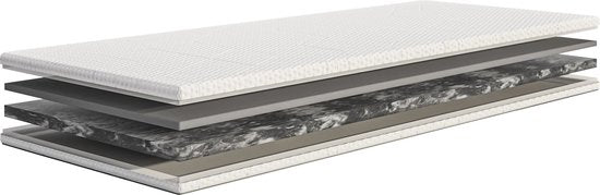 Emma Diamond - Surmatelas - Mousse froide - 180 x 200 cm