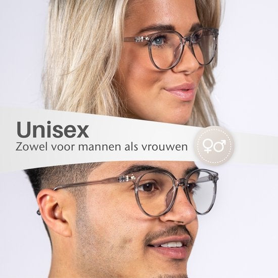 LC Eyewear Lunettes d'ordinateur - Lunettes à lumière bleue - Lunettes à lumière bleue - Lunettes d'affichage - Unisexe - Transparent