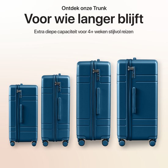 SKYCASES Bagage à main – Classic Heritage – Valise à roulettes légère – Durable – 36 L – Serrure TSA – 55 x 39 x 20 cm – Valise à roulettes pour bagage à main – Roulettes Spinner – Bleu foncé