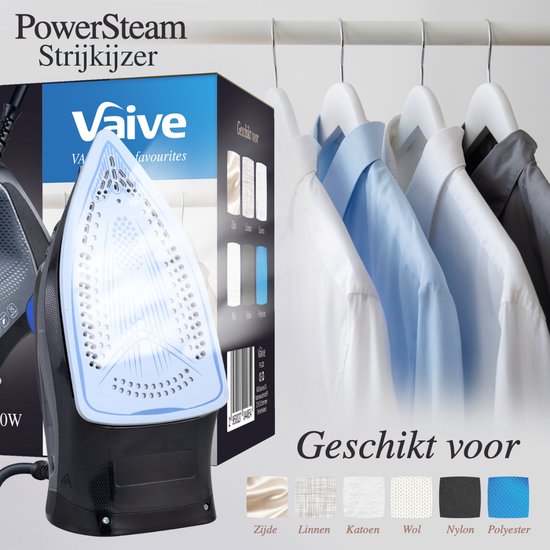 Vaive PowerSteam 2200 - Fer à vapeur - 2200W - Semelle céramique
