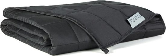 Couverture lestée Calmzy Bamboo - 9kg - 150x200cm - Gris foncé