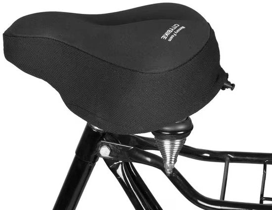Housse de selle Dunlop - Mousse à mémoire de forme - Noir