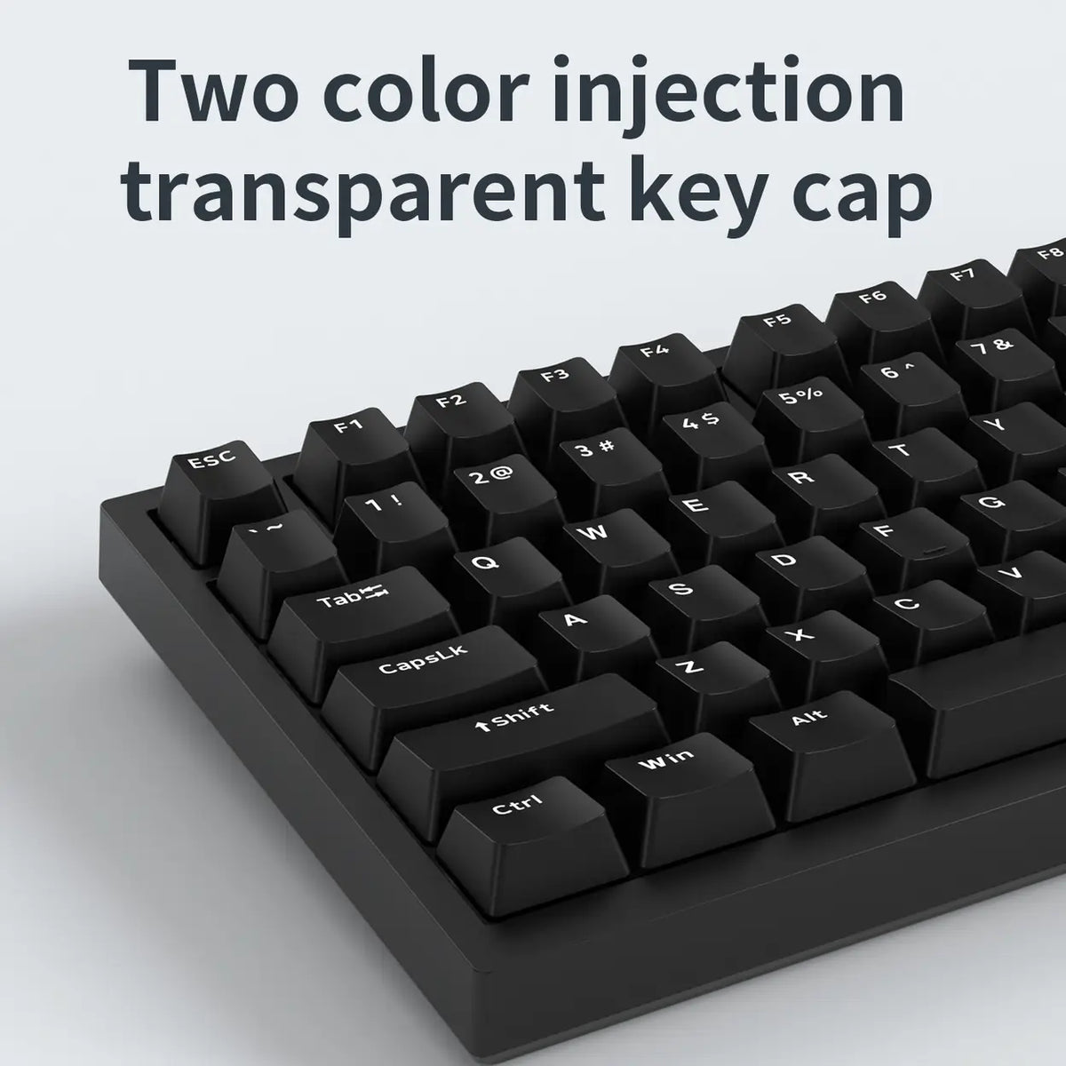 Clavier mécanique AJAZZ AK820 - 75 % - QWERTY américain - Noir