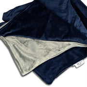 Housse pour couverture EL Life - 150 x 200 cm - Housse en polaire Minky merveilleusement douce - Bleu