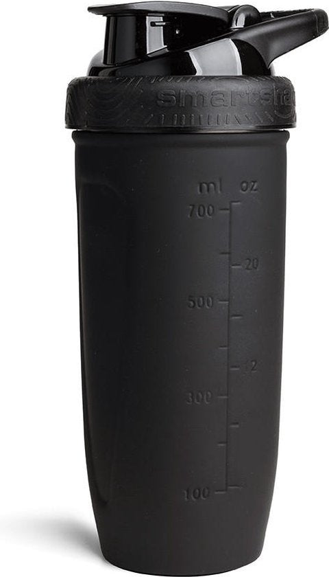 Optimum Nutrition ON SmartShake Reforce Steel Shaker - Shaker 900 ml - Acier inoxydable - Sans PA/DEHP - Noir