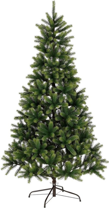 Black Box Trees Nagoya Sapin de Noël - Décoration de Noël à l'aspect volumineux et naturel - Sapin artificiel de 738 branches pour l'intérieur - Montage rapide et facile - H 150 x Ø 91 cm - Vert