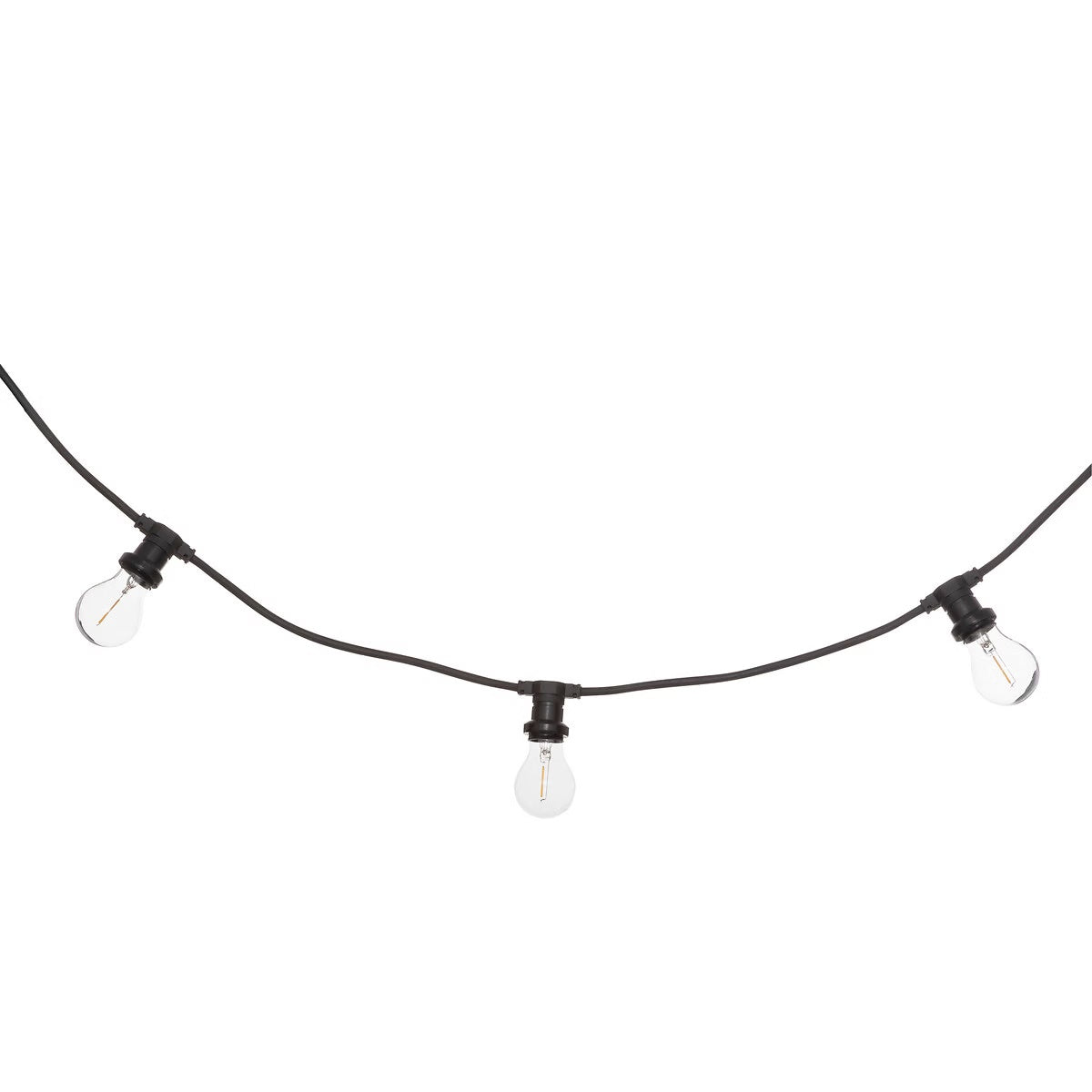 Guirlande d'extérieur LED Atmosphera - 10 ampoules, blanche, 520 x 4,7 x 6 cm