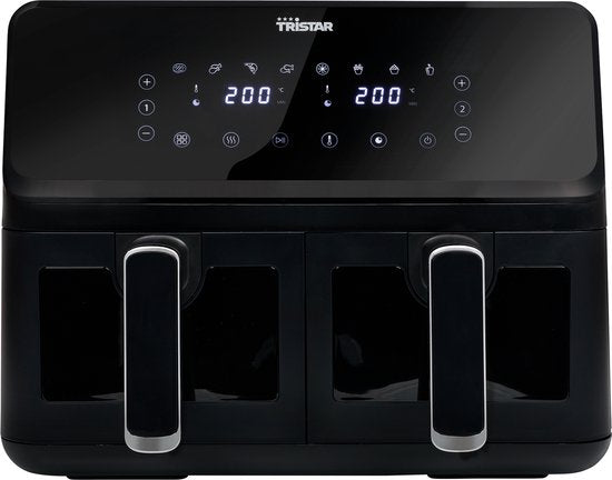 Tristar FR-9037 - Friteuse à air chaud XXL - 6,2 L - Avec hublot - 10 programmes de cuisson - Sans PFAS
