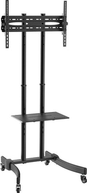 Meuble d'exposition TV - mobile réglable en hauteur et inclinable - 171 cm de haut