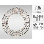 Guirlande de Noël LED Nampook de 58 cm avec éclairage blanc chaud – Décoration de Noël pleine de charme