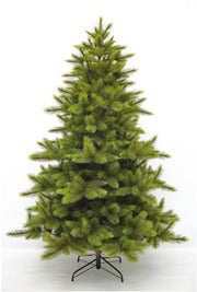 Série « Triumph Tree Wyoming » de sapins de Noël - Décorations de Noël d'intérieur avec des branches de sapin bien fournies - Sapin artificiel avec des aiguilles en PVC dures et réalistes - Sapin vert - H 230 x Ø 165 cm