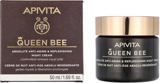 Crème de nuit anti-âge et régénérante Apivita Queen Bee Absolute