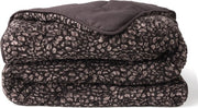 Couette Soulsnooze Teddy Pantera Anthracite 140×200 - Couette 2-en-1 sans housse - Couette lavable sans housse - Couverture - Couvre-lit - Plaid moelleux