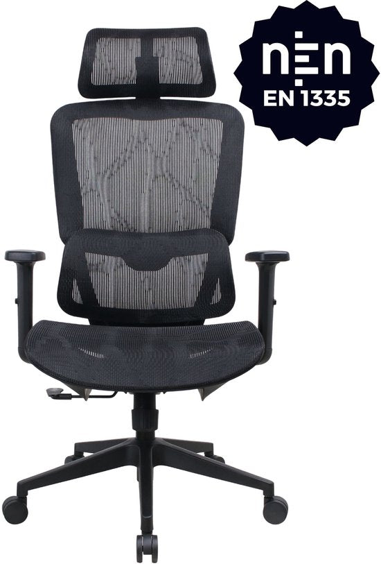 GAME HERO® Trader X1 Ergonomic Office Chair - Siège de bureau pour adultes - 130KG - Noir
