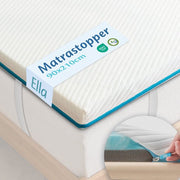 Ella Topper 90x210 cm - Matelas Topdekmatras - Surmatelas en mousse à mémoire de forme infusée de gel et mousse Aircell - fermeté moyenne