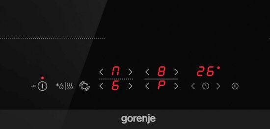 Gorenje ECT643BX Noir, acier inoxydable, encastrable, vitrocéramique, 4 zones