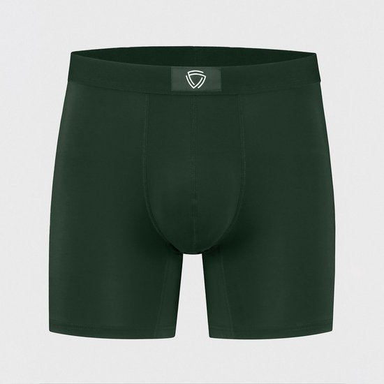 Fibershirts Anti-Sweat Boxer Shorts - Sweat Pad intégré - MicroModal respirant - Anti-Transpiration - Hommes - Taille XL - Vert