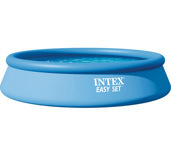 Kit de piscine gonflable Intex Easy Set - Ø 396 x 84 cm avec pompe-filtre