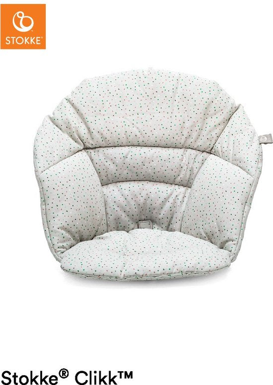 Coussin pour chaise haute Stokke Clikk - Gris à paillettes