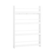 Bibliothèque pour enfants SoBuy - 4 étagères - 80 x 12 x 118 cm - Blanc