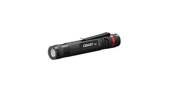 Coast G19 - Lampe de poche - Faisceau d'inspection - Résistante aux intempéries - Pile incluse