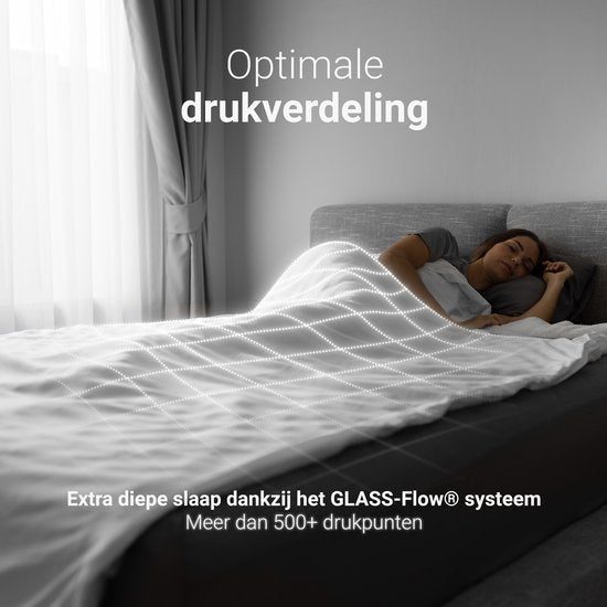 Couverture lestée CozySense® 5 kg - Couverture lestée - Couverture lestée avec répartition de la pression GLASS-Flow® - Couverture lavable incluse - 140x200 cm - Blanc