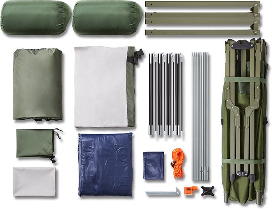 SoBuy OGS32-II-L-GR Tente de camping gonflable - Textile vert foncé 193x145cm