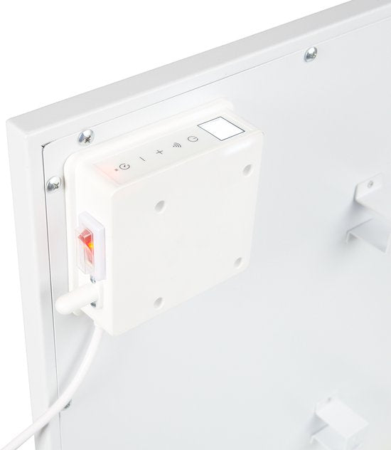 Panneau infrarouge – Radiateur électrique Princess 540 W - 60 x 90 cm - Radiateur infrarouge - Panneau chauffant infrarouge 348254 - Smart - Wi-Fi - avec application - Autonome/Montage mural - Économe en énergie - Panneau infrarouge mobile – Blanc - Sans