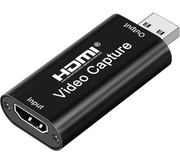 Clé de Capture HDMI vers USB - EarKings - Compatible PlayStation, Xbox, Nintendo, Windows, MAC - noir