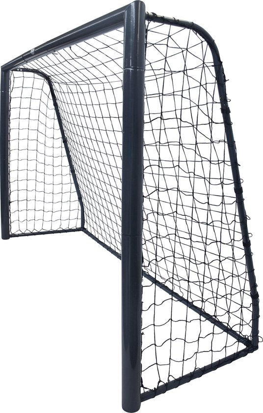 But de football AXI Kylian 220 x 170 cm, anthracite - Ancrages au sol inclus - Structure en acier thermolaqué
