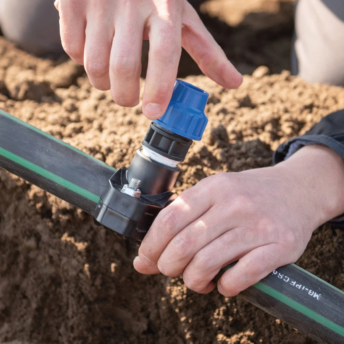 Coude à 90° en PE de 25 mm - PN16 - Certifié DVGW - Eau potable