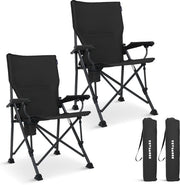 TRVLMORE Chaise de camping - pliable - capacité de charge de 120KG - sac de transport inclus - chaise pliante - chaise de pêche - chaise de camping - chaise pliante - gris