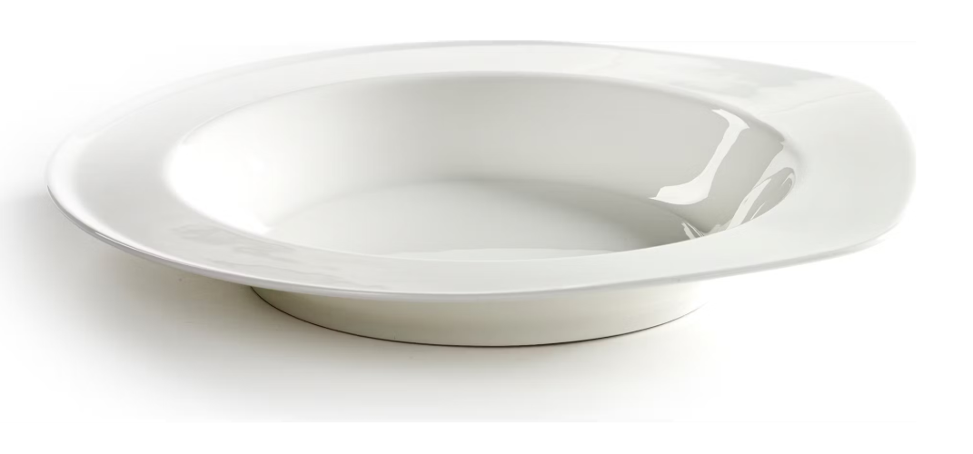 Serax Plate XL White Bond - Lot de 4 - 32,7 x 31,2 x 1,8 cm - Blanc