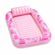 Piscine pour enfants avec pare-soleil et pompe automatique – Rose – Pour l'extérieur