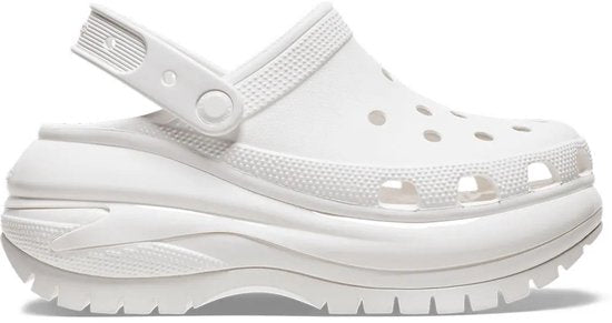 Sabots Crocs Classic Mega Crush blancs, pointures EU 39-40, pour homme