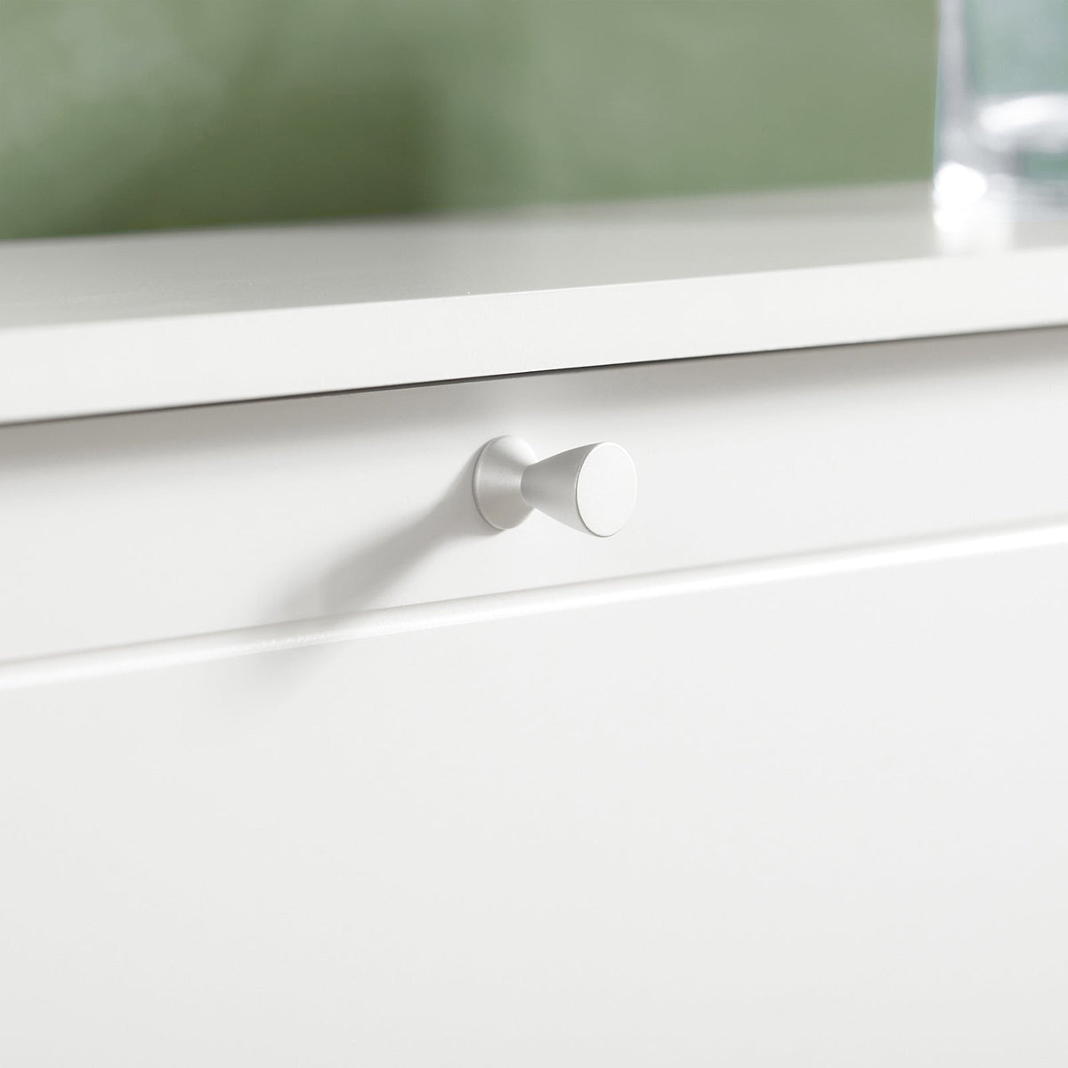 SoBuy Meuble à chaussures avec 2 tiroirs - MDF - 76 x 18 x 78 cm - Blanc
