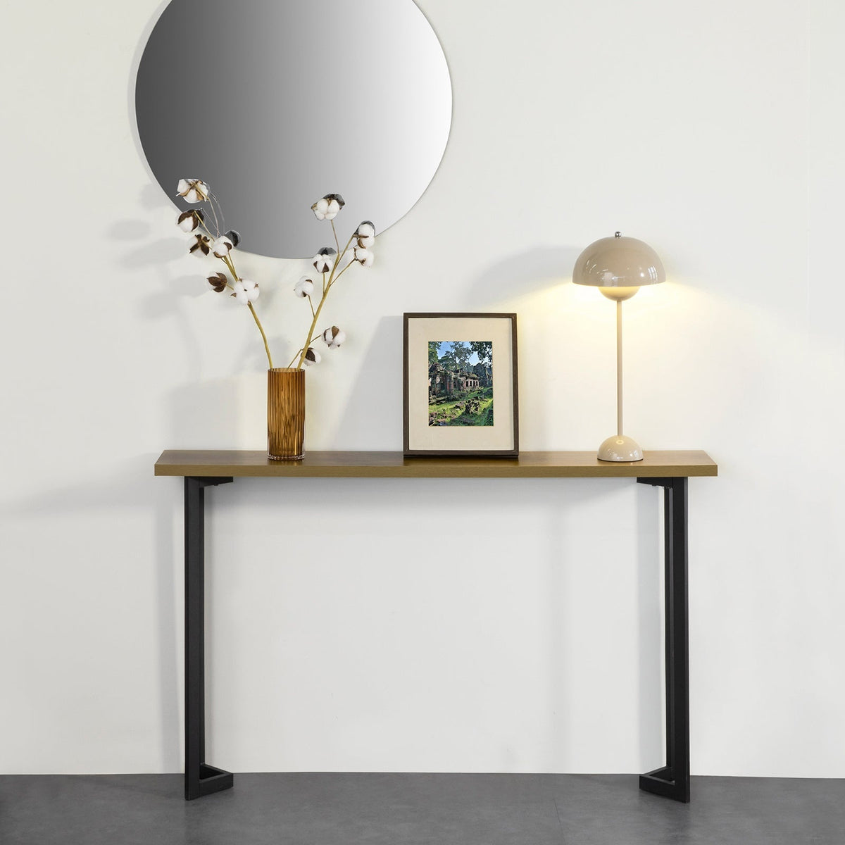 SoBuy Table d'entrée - Moderne - Max. 50 kg - 120 x 20 x 75 cm - Moderne