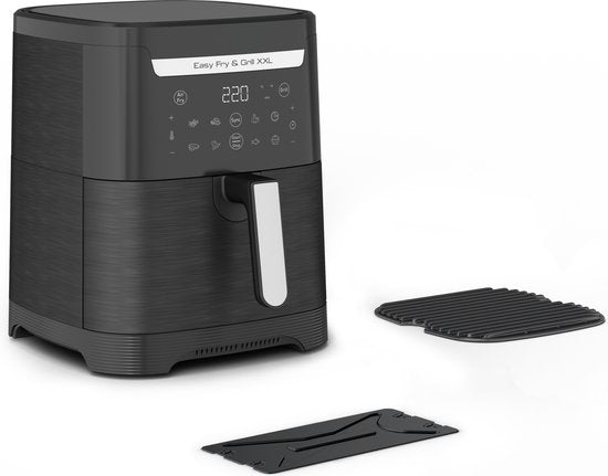Tefal Easy Fry & Grill XXL EY8018 - Friteuse à air chaud et grill 2-en-1 - 6,5 L - FlexCook - 8 programmes - Noir - Pour 8 personnes