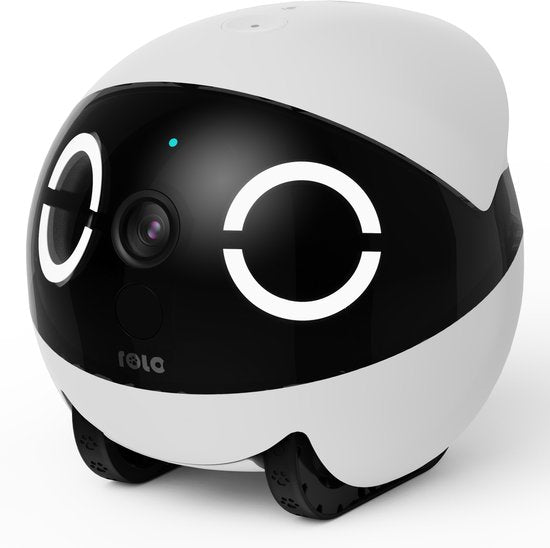 Enabot ROLA Mini - Robot intelligent pour animaux de compagnie - Caméra 2304 x 1296 - Batterie 5000 mAh