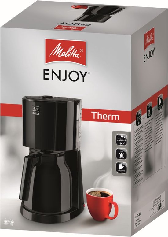 Cafetière Melitta Enjoy Therm 1017-06 noire