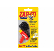 NoMasQuito Zap-It ! Appareil anti-piqûres de moustiques - Piézoélectrique - Sans piles - Rouge/Jaune - 17 x 8 x 2,3 cm