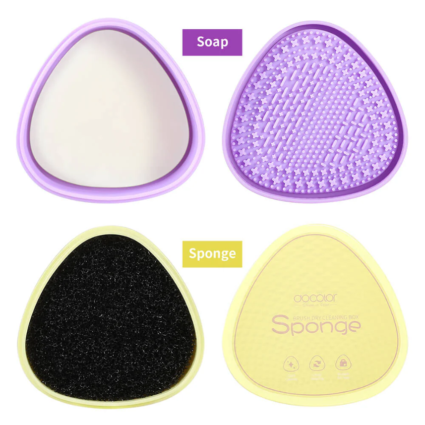 Coffret de nettoyage pour pinceaux de maquillage Docolor