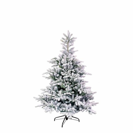 Black Box Trees Grimshaw - Sapin de Noël artificiel - H 185 x Ø 132 cm - Vert givré