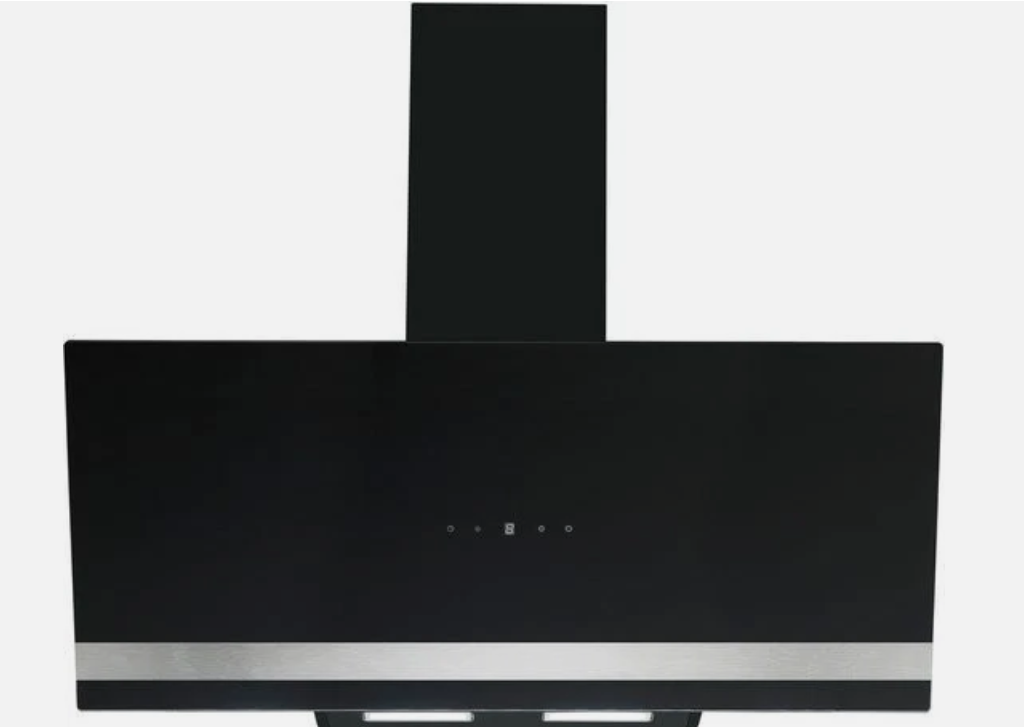 Hotte Hanseatic SY-103E13-E4-C118-L52-900 - Noir - 90 cm - Montage mural, LED, commande tactile