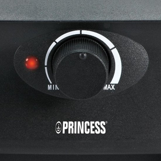 Ensemble Princess Gourmet 162810 - Raclette et grill en pierre « Party » – 4 personnes – 21 x 21 cm - Thermostat réglable - 600 W - Sans PFAS