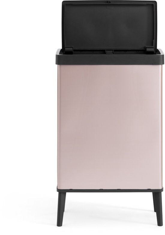 Curver Verto High - Poubelle 54 L - Rosé - 44 x 27 x 69 cm