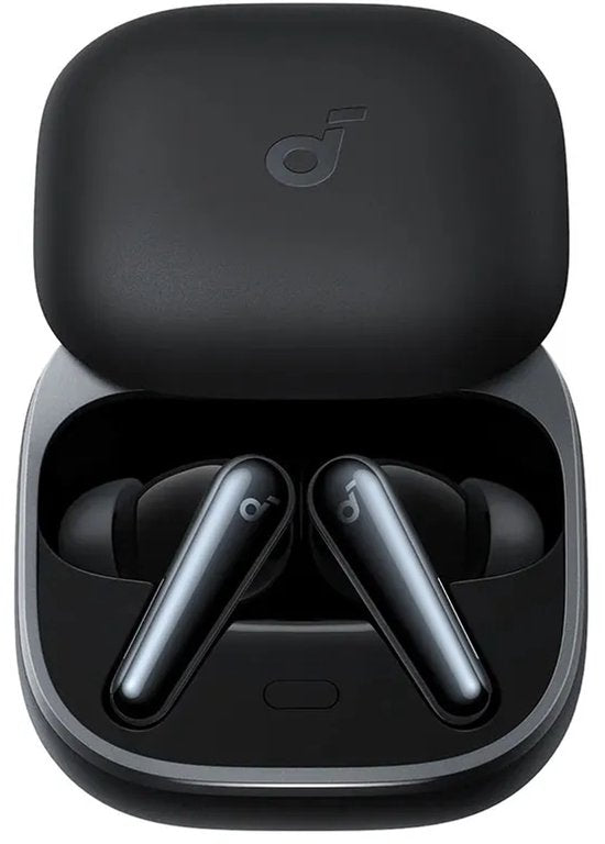 Soundcore Liberty 5 by Anker - Écouteurs sans fil avec réduction de bruit - Réduction des voix 2 fois plus efficace - Réduction de bruit adaptative en temps réel - Recharge rapide - Dolby Audio - Conversations claires grâce à 6 microphones et à l'IA - Lon
